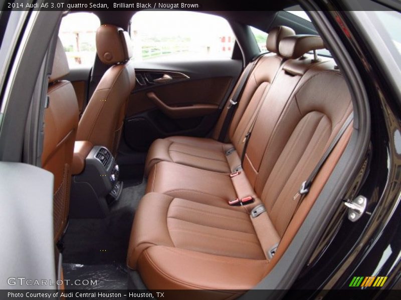 Brilliant Black / Nougat Brown 2014 Audi A6 3.0T quattro Sedan