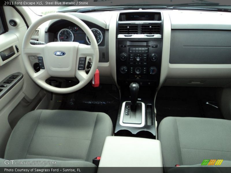Steel Blue Metallic / Stone 2011 Ford Escape XLS