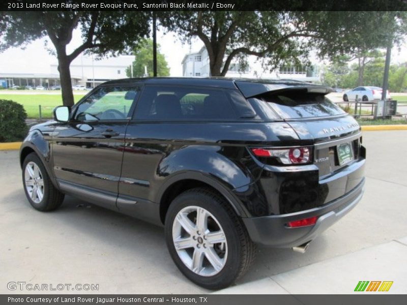 Santorini Black Metallic / Ebony 2013 Land Rover Range Rover Evoque Pure
