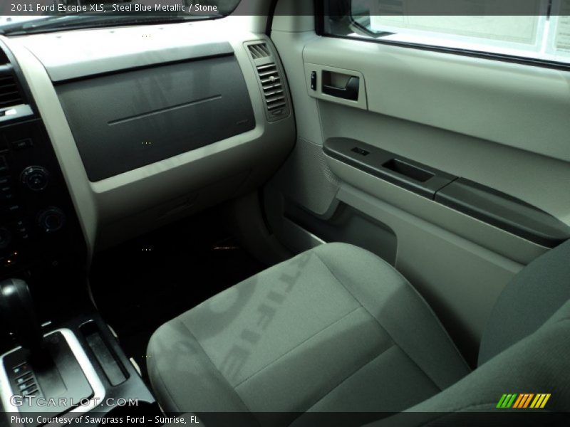 Steel Blue Metallic / Stone 2011 Ford Escape XLS