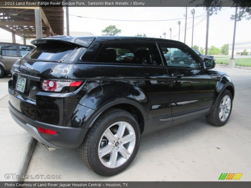 Santorini Black Metallic / Ebony 2013 Land Rover Range Rover Evoque Pure