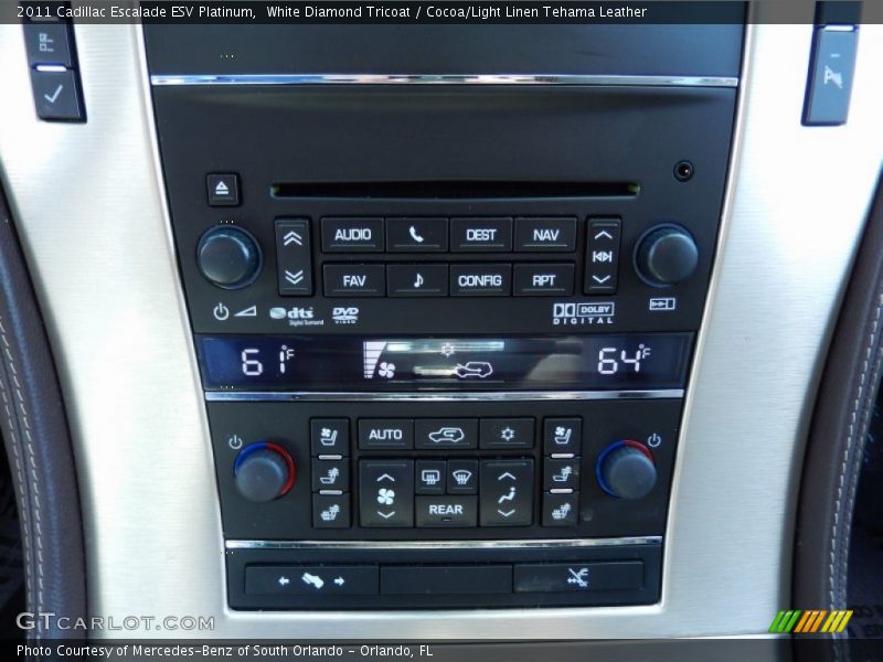 Controls of 2011 Escalade ESV Platinum