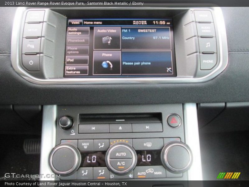Santorini Black Metallic / Ebony 2013 Land Rover Range Rover Evoque Pure