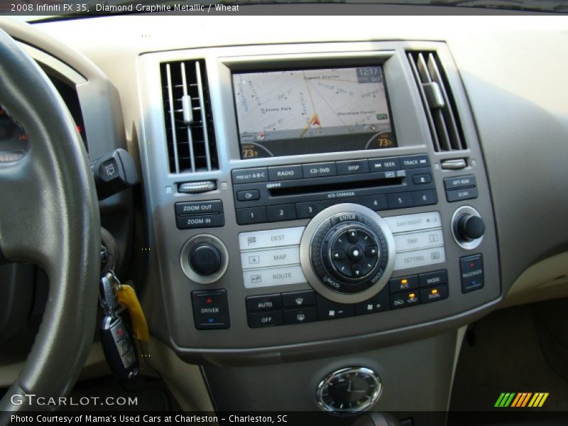 Diamond Graphite Metallic / Wheat 2008 Infiniti FX 35