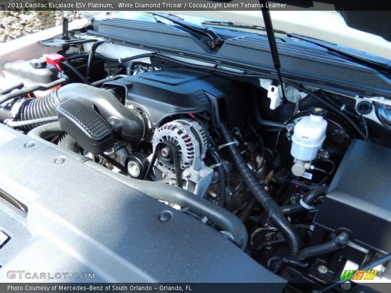  2011 Escalade ESV Platinum Engine - 6.2 Liter OHV 16-Valve VVT Flex-Fuel V8