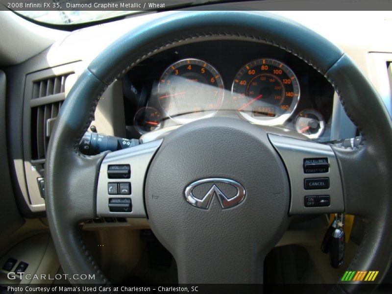 Diamond Graphite Metallic / Wheat 2008 Infiniti FX 35