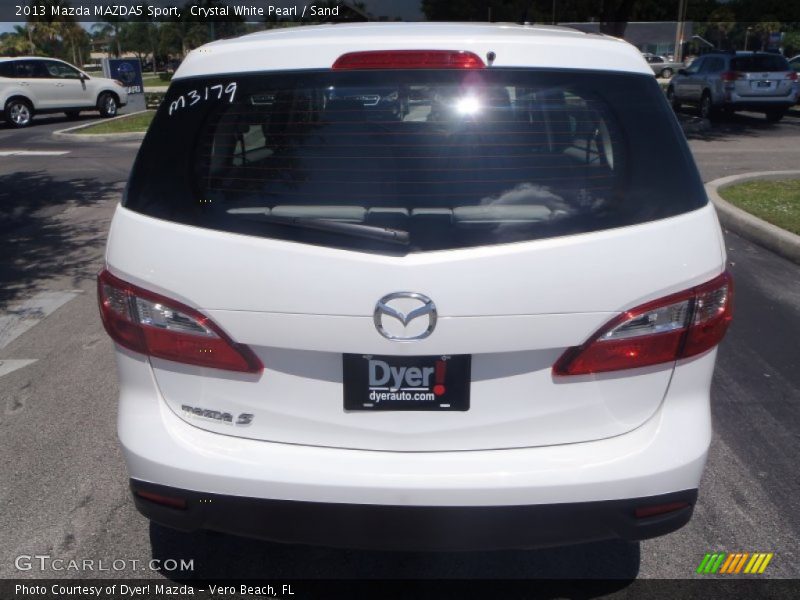 Crystal White Pearl / Sand 2013 Mazda MAZDA5 Sport
