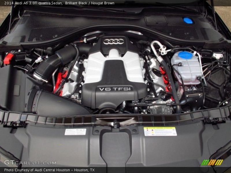 Brilliant Black / Nougat Brown 2014 Audi A6 3.0T quattro Sedan
