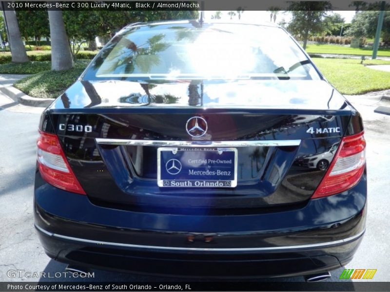 Black / Almond/Mocha 2010 Mercedes-Benz C 300 Luxury 4Matic