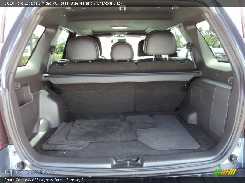 Steel Blue Metallic / Charcoal Black 2010 Ford Escape Limited V6