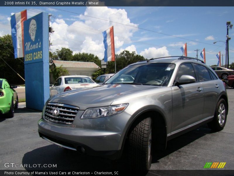 Diamond Graphite Metallic / Wheat 2008 Infiniti FX 35