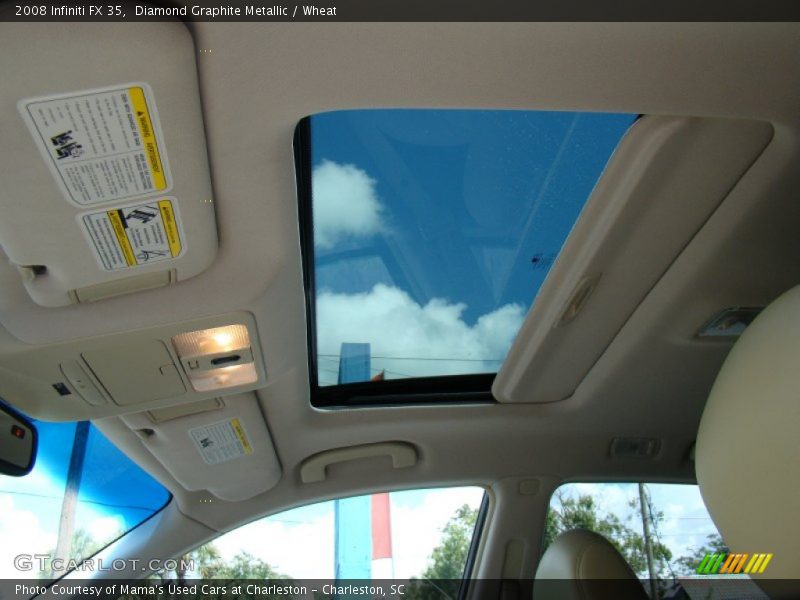 Diamond Graphite Metallic / Wheat 2008 Infiniti FX 35