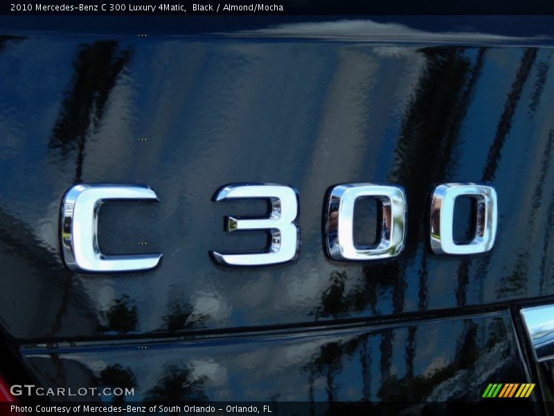 Black / Almond/Mocha 2010 Mercedes-Benz C 300 Luxury 4Matic