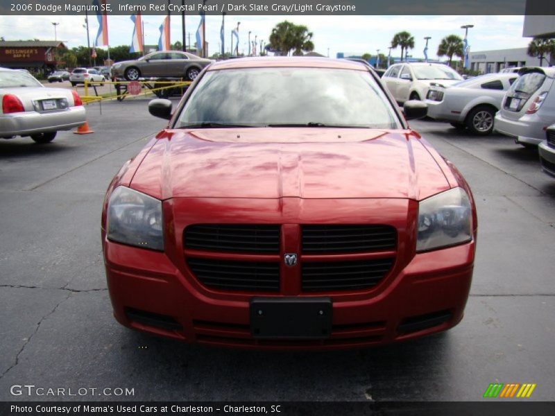 Inferno Red Crystal Pearl / Dark Slate Gray/Light Graystone 2006 Dodge Magnum SE