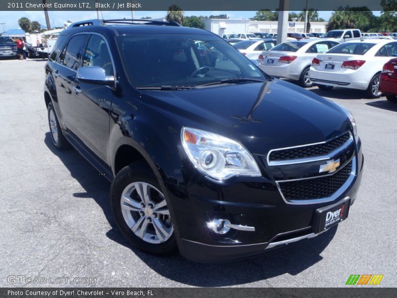Black / Jet Black 2011 Chevrolet Equinox LTZ