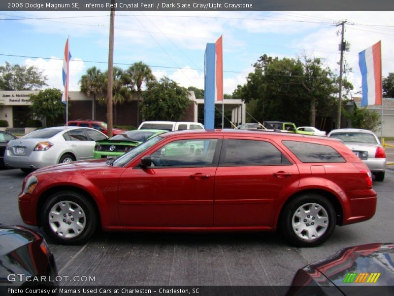 Inferno Red Crystal Pearl / Dark Slate Gray/Light Graystone 2006 Dodge Magnum SE