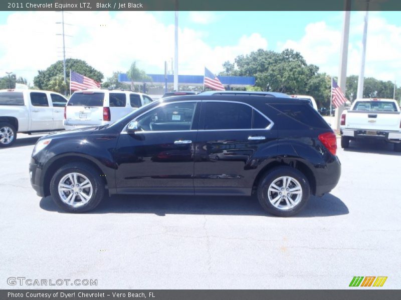 Black / Jet Black 2011 Chevrolet Equinox LTZ