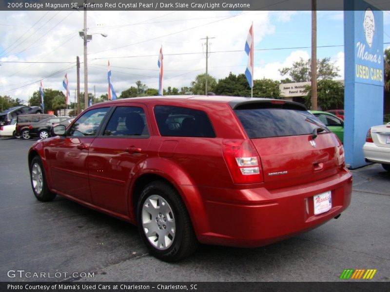 Inferno Red Crystal Pearl / Dark Slate Gray/Light Graystone 2006 Dodge Magnum SE