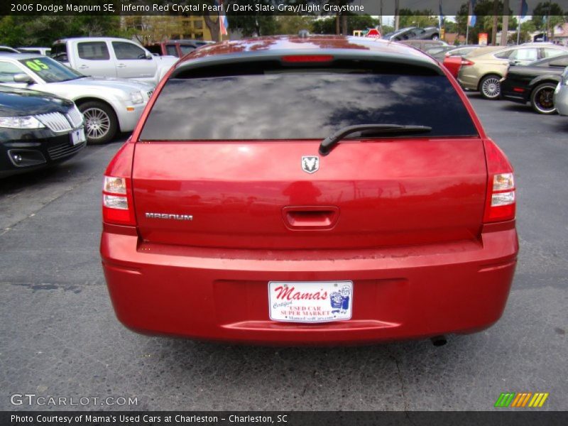 Inferno Red Crystal Pearl / Dark Slate Gray/Light Graystone 2006 Dodge Magnum SE