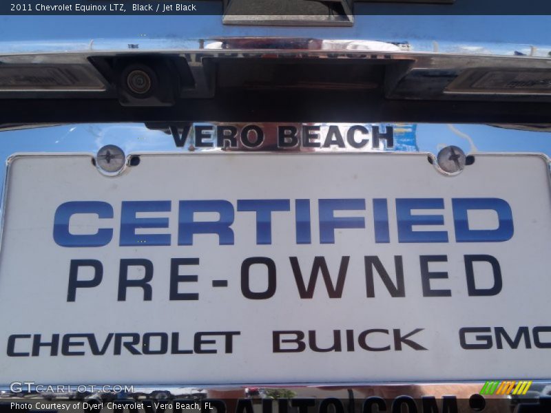 Black / Jet Black 2011 Chevrolet Equinox LTZ