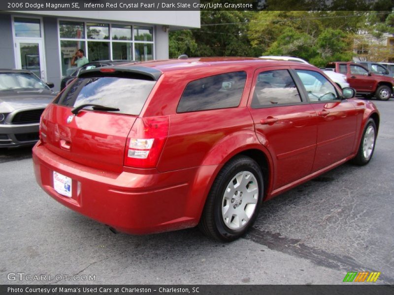 Inferno Red Crystal Pearl / Dark Slate Gray/Light Graystone 2006 Dodge Magnum SE