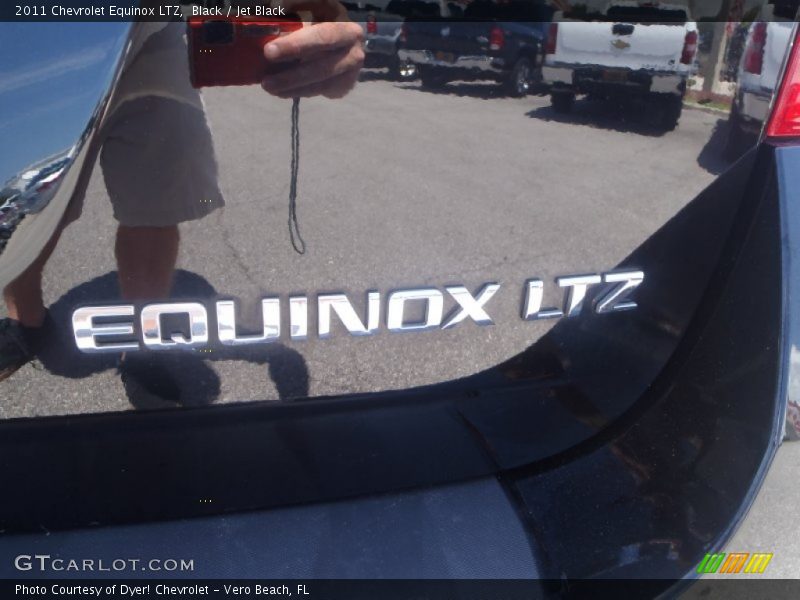 Black / Jet Black 2011 Chevrolet Equinox LTZ