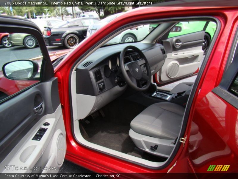 Inferno Red Crystal Pearl / Dark Slate Gray/Light Graystone 2006 Dodge Magnum SE