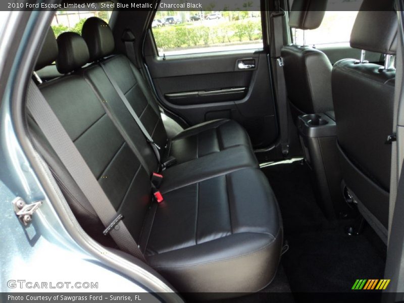 Steel Blue Metallic / Charcoal Black 2010 Ford Escape Limited V6