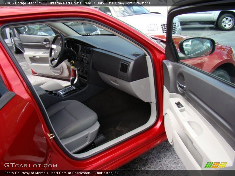 Inferno Red Crystal Pearl / Dark Slate Gray/Light Graystone 2006 Dodge Magnum SE
