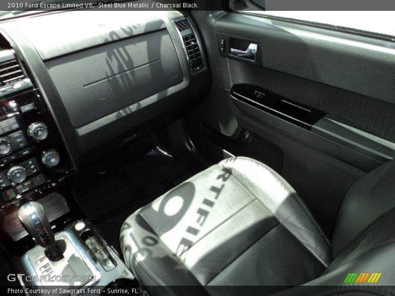 Steel Blue Metallic / Charcoal Black 2010 Ford Escape Limited V6