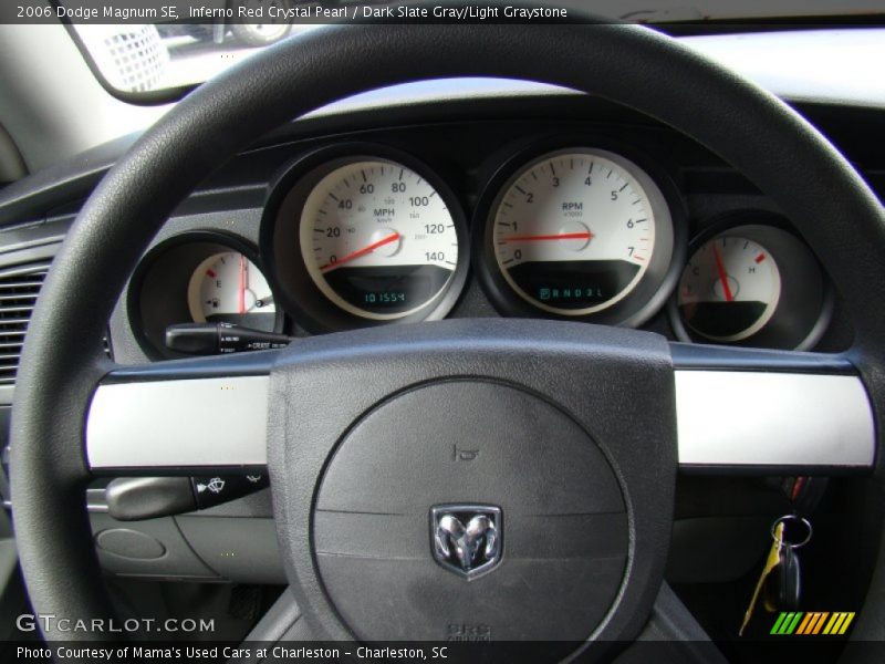 Inferno Red Crystal Pearl / Dark Slate Gray/Light Graystone 2006 Dodge Magnum SE