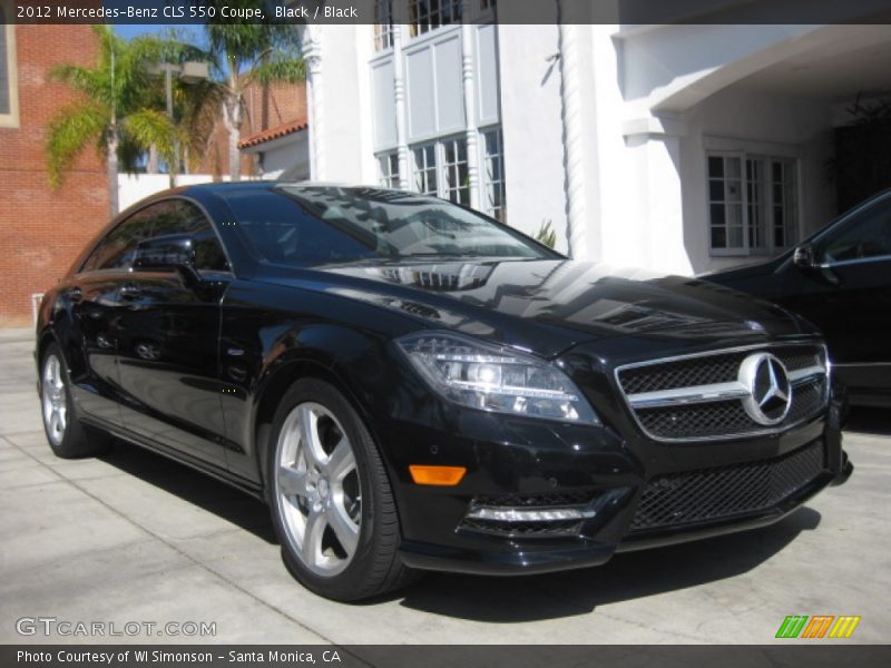 Black / Black 2012 Mercedes-Benz CLS 550 Coupe