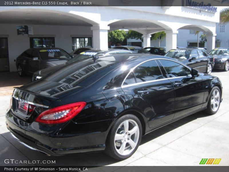 Black / Black 2012 Mercedes-Benz CLS 550 Coupe