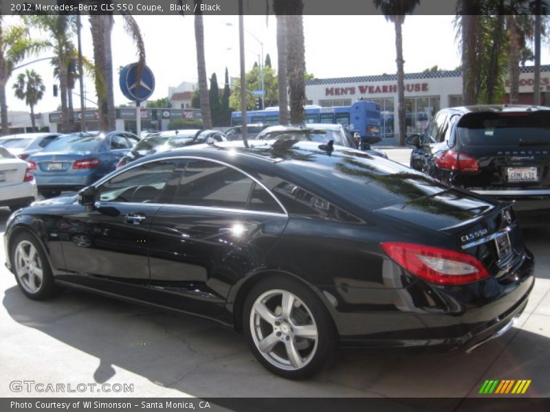 Black / Black 2012 Mercedes-Benz CLS 550 Coupe