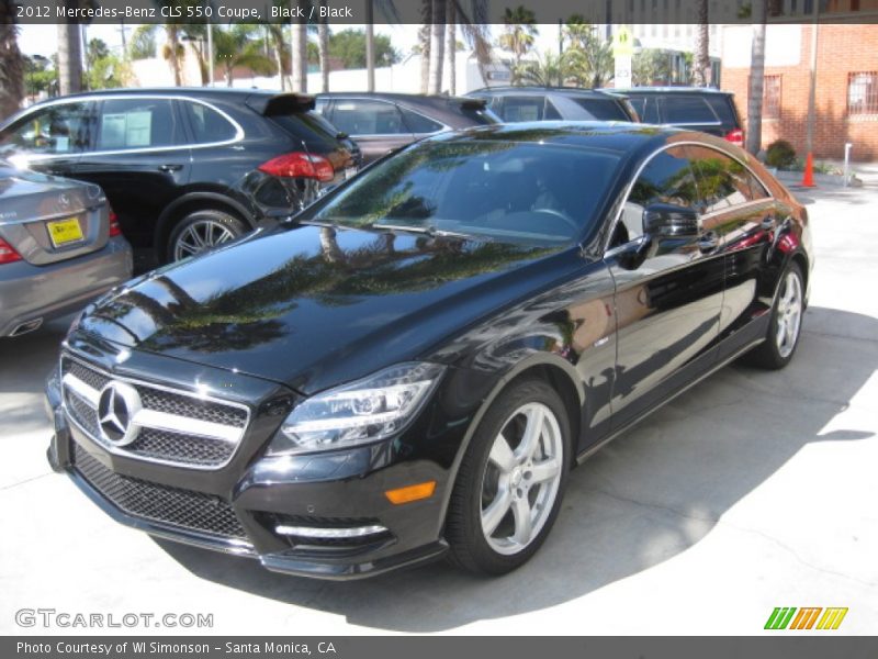 Black / Black 2012 Mercedes-Benz CLS 550 Coupe