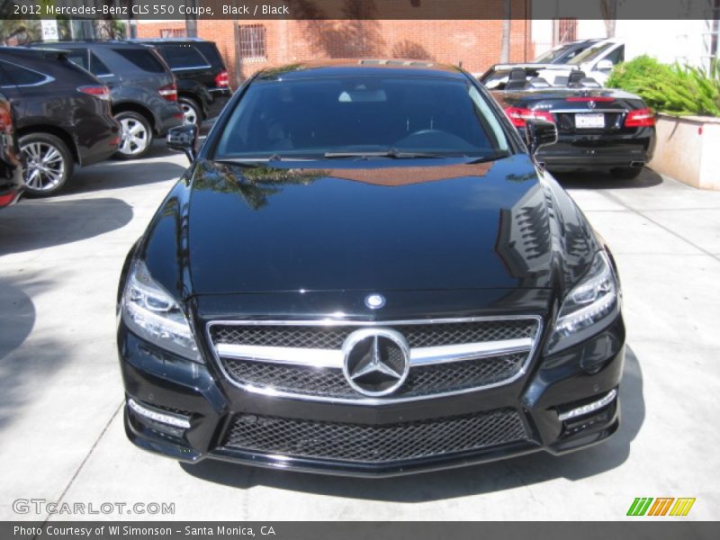 Black / Black 2012 Mercedes-Benz CLS 550 Coupe