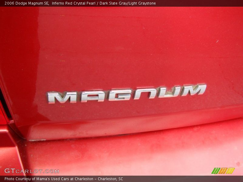 Inferno Red Crystal Pearl / Dark Slate Gray/Light Graystone 2006 Dodge Magnum SE