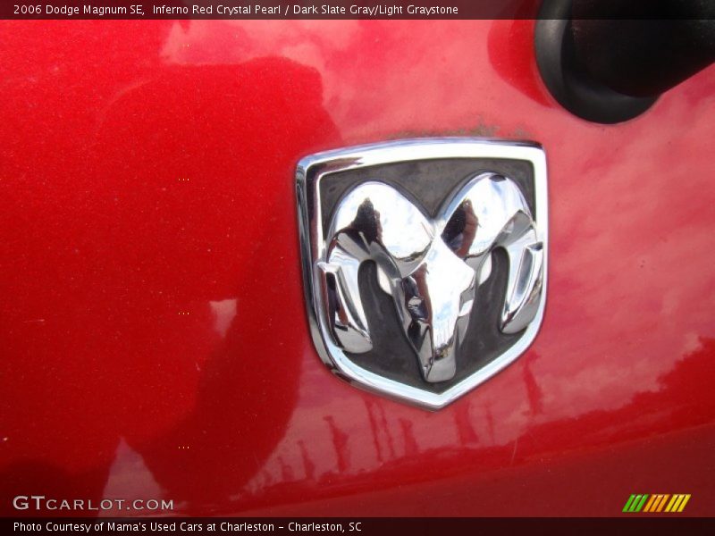 Inferno Red Crystal Pearl / Dark Slate Gray/Light Graystone 2006 Dodge Magnum SE
