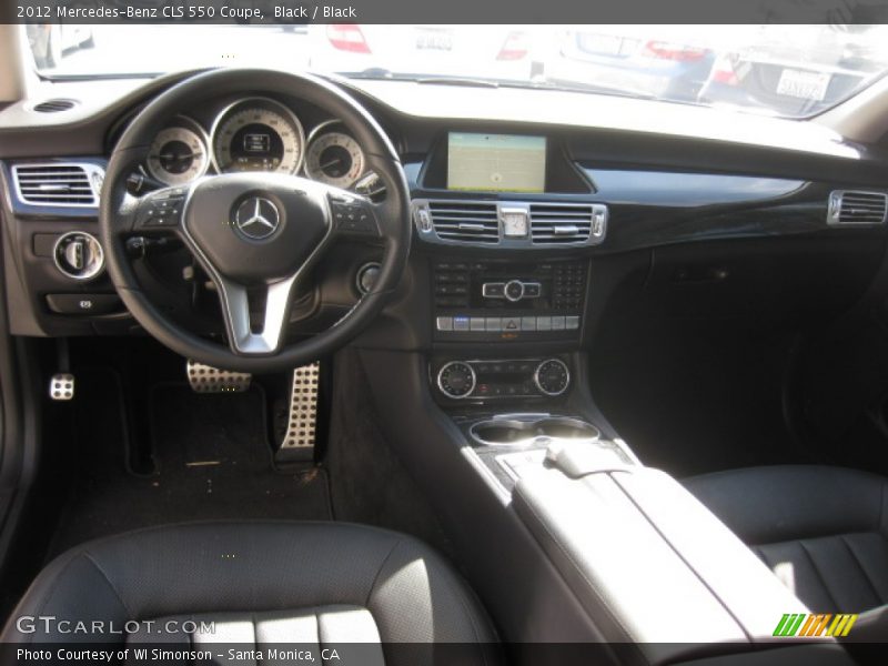 Black / Black 2012 Mercedes-Benz CLS 550 Coupe