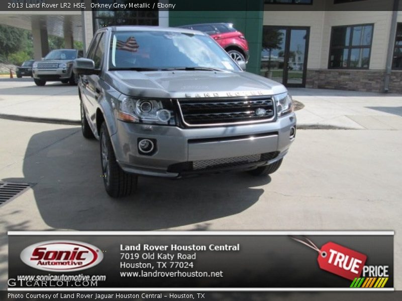 Orkney Grey Metallic / Ebony 2013 Land Rover LR2 HSE