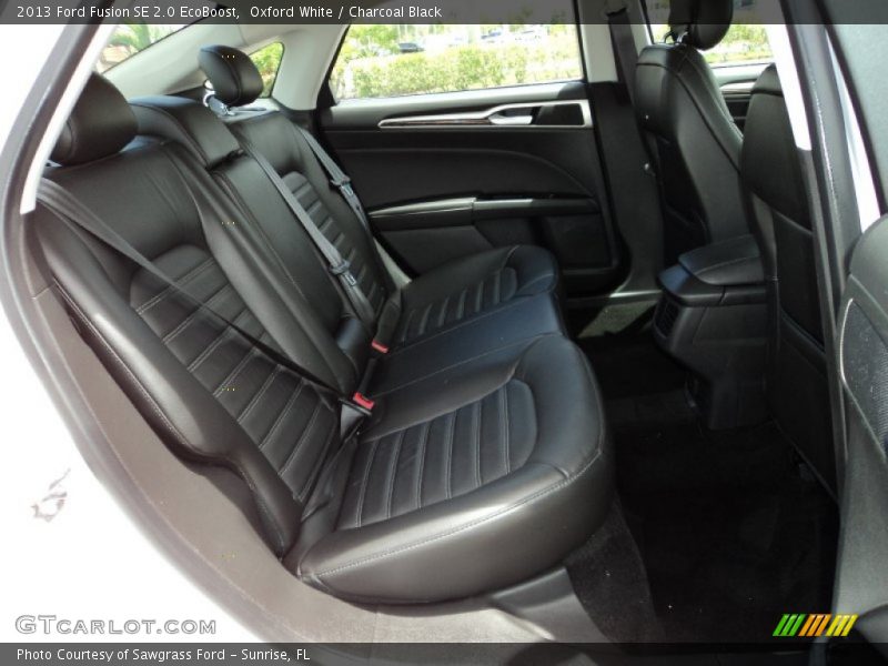 Oxford White / Charcoal Black 2013 Ford Fusion SE 2.0 EcoBoost