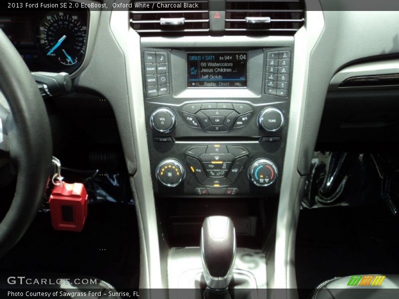 Oxford White / Charcoal Black 2013 Ford Fusion SE 2.0 EcoBoost
