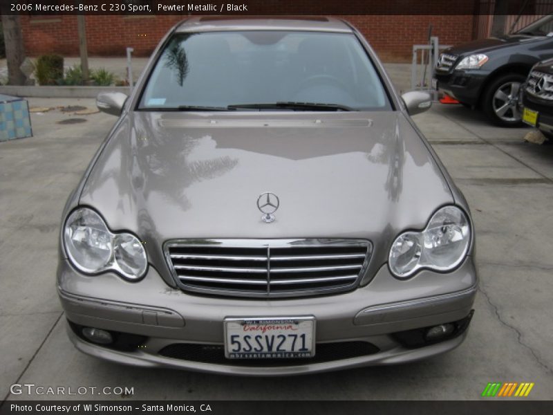 Pewter Metallic / Black 2006 Mercedes-Benz C 230 Sport