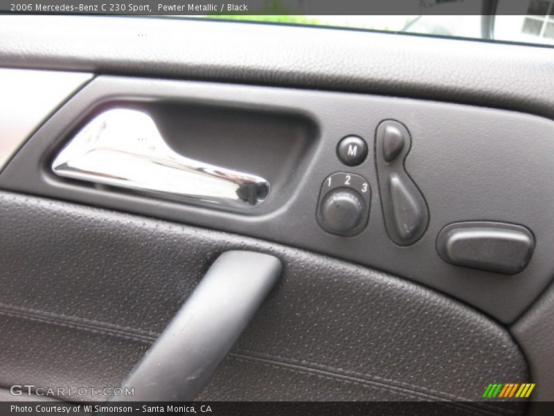 Pewter Metallic / Black 2006 Mercedes-Benz C 230 Sport