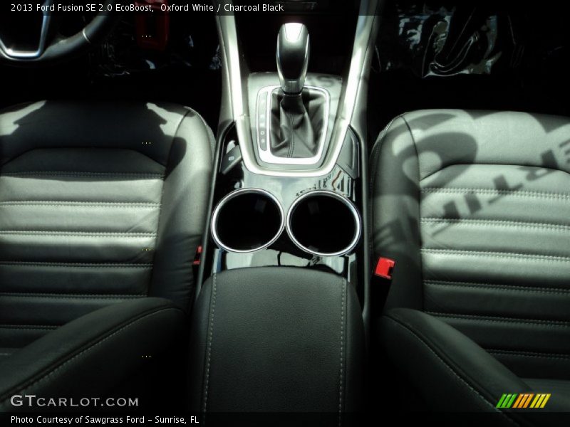 Oxford White / Charcoal Black 2013 Ford Fusion SE 2.0 EcoBoost