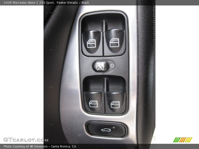 Pewter Metallic / Black 2006 Mercedes-Benz C 230 Sport