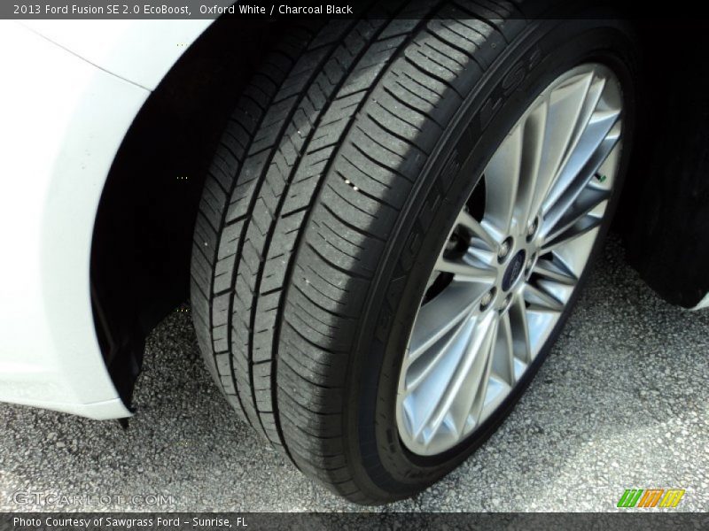 Oxford White / Charcoal Black 2013 Ford Fusion SE 2.0 EcoBoost