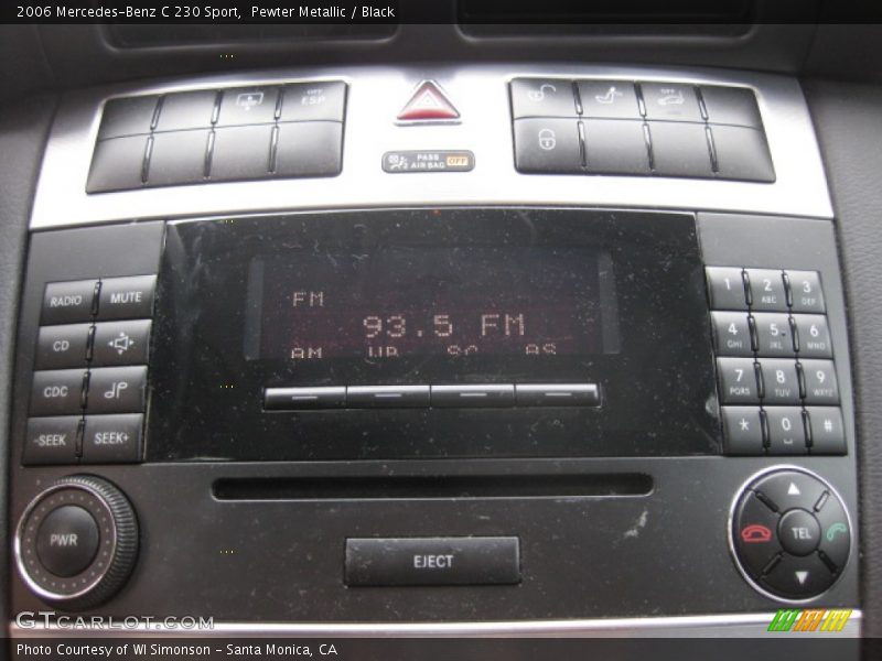 Pewter Metallic / Black 2006 Mercedes-Benz C 230 Sport