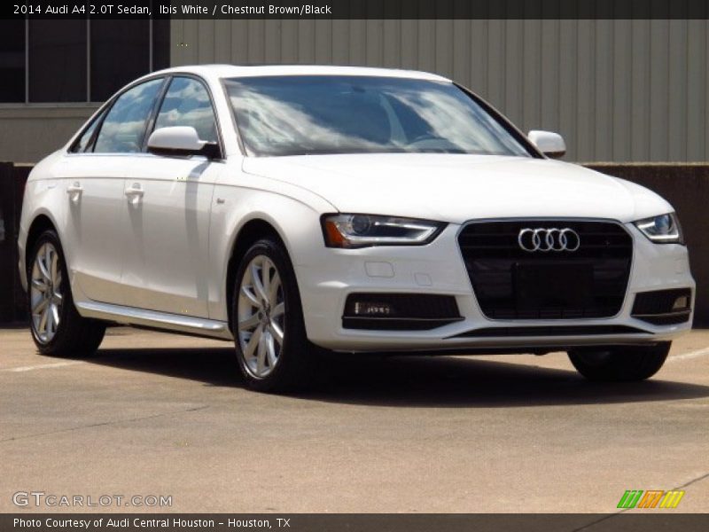 Ibis White / Chestnut Brown/Black 2014 Audi A4 2.0T Sedan