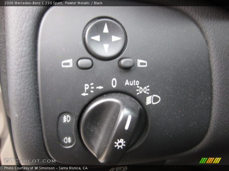 Pewter Metallic / Black 2006 Mercedes-Benz C 230 Sport